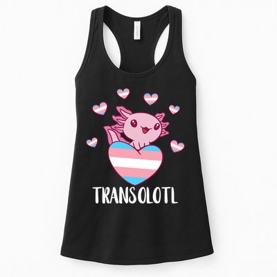 Transgende.r Happy Axolotl LGBTQ Tran.s Pride Equality Womens Tank Top