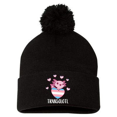 Transgende.r Happy Axolotl LGBTQ Tran.s Pride Equality Pom Pom 12in Knit Beanie