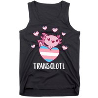 Transgende.r Happy Axolotl LGBTQ Tran.s Pride Equality Tank Top