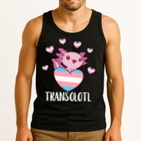 Transgende.r Happy Axolotl LGBTQ Tran.s Pride Equality Tank Top