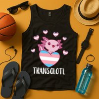 Transgende.r Happy Axolotl LGBTQ Tran.s Pride Equality Tank Top