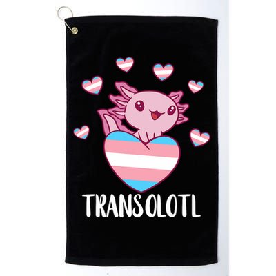 Transgende.r Happy Axolotl LGBTQ Tran.s Pride Equality Golf Towel