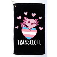 Transgende.r Happy Axolotl LGBTQ Tran.s Pride Equality Golf Towel