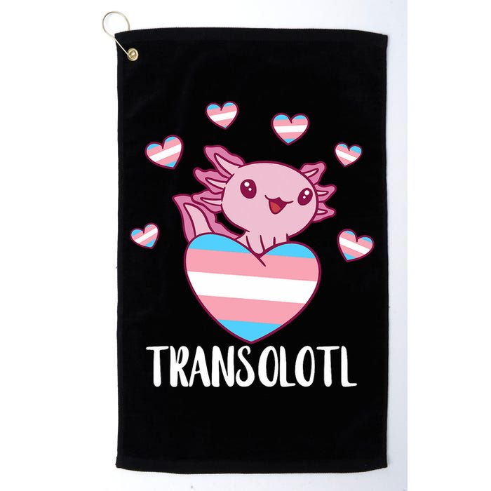 Transgende.r Happy Axolotl LGBTQ Tran.s Pride Equality Golf Towel