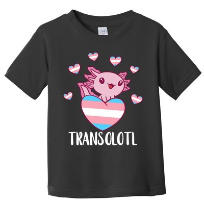 Transgende.r Happy Axolotl LGBTQ Tran.s Pride Equality Toddler T-Shirt
