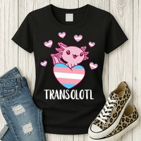 Transgende.r Happy Axolotl LGBTQ Tran.s Pride Equality Womens T-Shirt