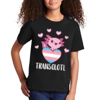 Transgende.r Happy Axolotl LGBTQ Tran.s Pride Equality Kids T-Shirt