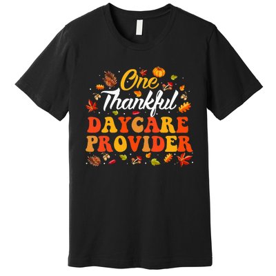 Thankful Harvest Autumn Appreciation for Daycare Providers Premium T-Shirt