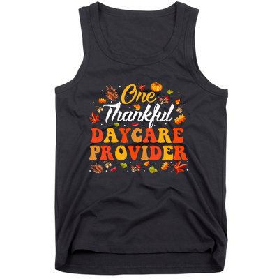 Thankful Harvest Autumn Appreciation for Daycare Providers Tank Top