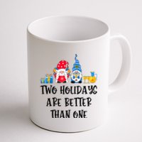 Two Holidays Are Better Than One Christmas Hanukkah Jewish Coffee Mug