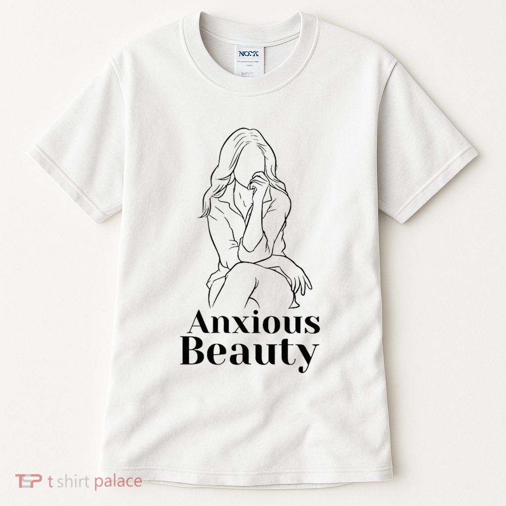 Tal Health Anxiety Aware Accept Beauty Art Tall T-Shirt