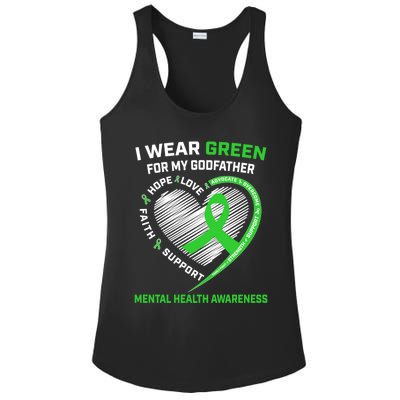 Tal Health Awareness Matters I Wear Green For Godfather Gift Ladies PosiCharge Competitor Racerback Tank