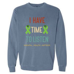 Tal Health Awareness Matters Retro Gift Garment-Dyed Sweatshirt