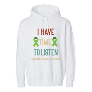 Tal Health Awareness Matters Retro Gift Garment-Dyed Fleece Hoodie