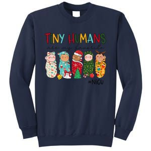 Tiny Humans Are My Favorite Nicu Nurse Christmas Nurse Sweatshirt