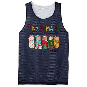 Tiny Humans Are My Favorite Nicu Nurse Christmas Nurse Mesh Reversible Basketball Jersey Tank