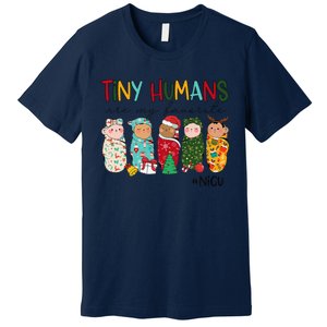 Tiny Humans Are My Favorite Nicu Nurse Christmas Nurse Premium T-Shirt