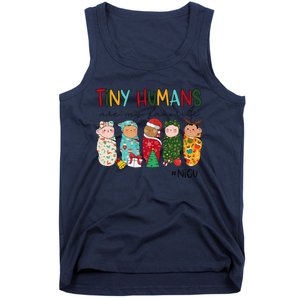 Tiny Humans Are My Favorite Nicu Nurse Christmas Nurse Tank Top