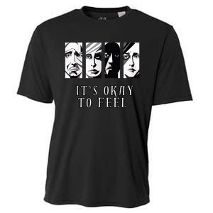 Tal Health Awareness Its Okay To Feel Emotion Four Faces Cooling Performance Crew T-Shirt