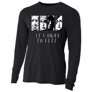 Tal Health Awareness Its Okay To Feel Emotion Four Faces Cooling Performance Long Sleeve Crew