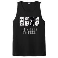 Tal Health Awareness Its Okay To Feel Emotion Four Faces PosiCharge Competitor Tank