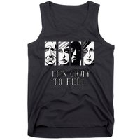 Tal Health Awareness Its Okay To Feel Emotion Four Faces Tank Top