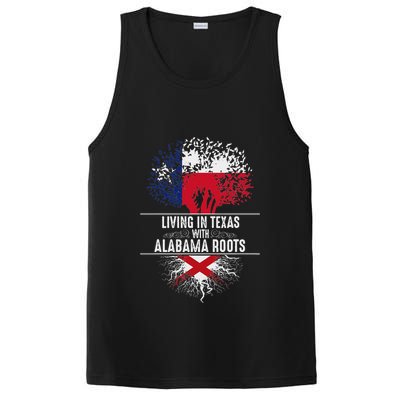 Texas Home Alabama Roots State Tree Flag Love Gift PosiCharge Competitor Tank