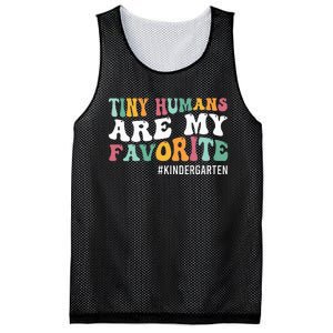 Tiny Humans Are My Favorite Funny Teaching Kindergarten Mesh Reversible Basketball Jersey Tank