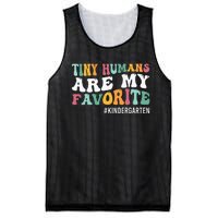 Tiny Humans Are My Favorite Funny Teaching Kindergarten Mesh Reversible Basketball Jersey Tank