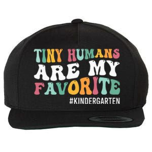 Tiny Humans Are My Favorite Funny Teaching Kindergarten Wool Snapback Cap