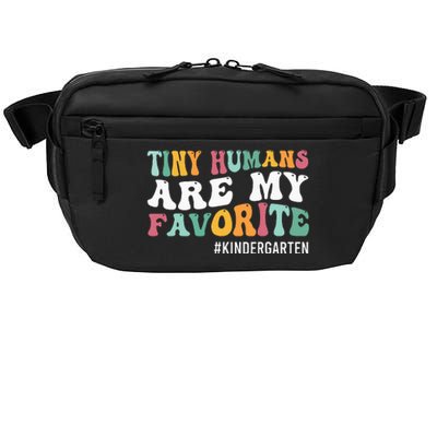 Tiny Humans Are My Favorite Funny Teaching Kindergarten Crossbody Pack