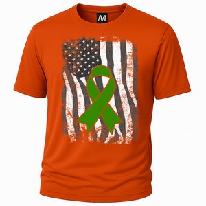 Tal Health Awareness Us Flag Ribbon Wear Green May Gift Cooling Performance Crew T-Shirt