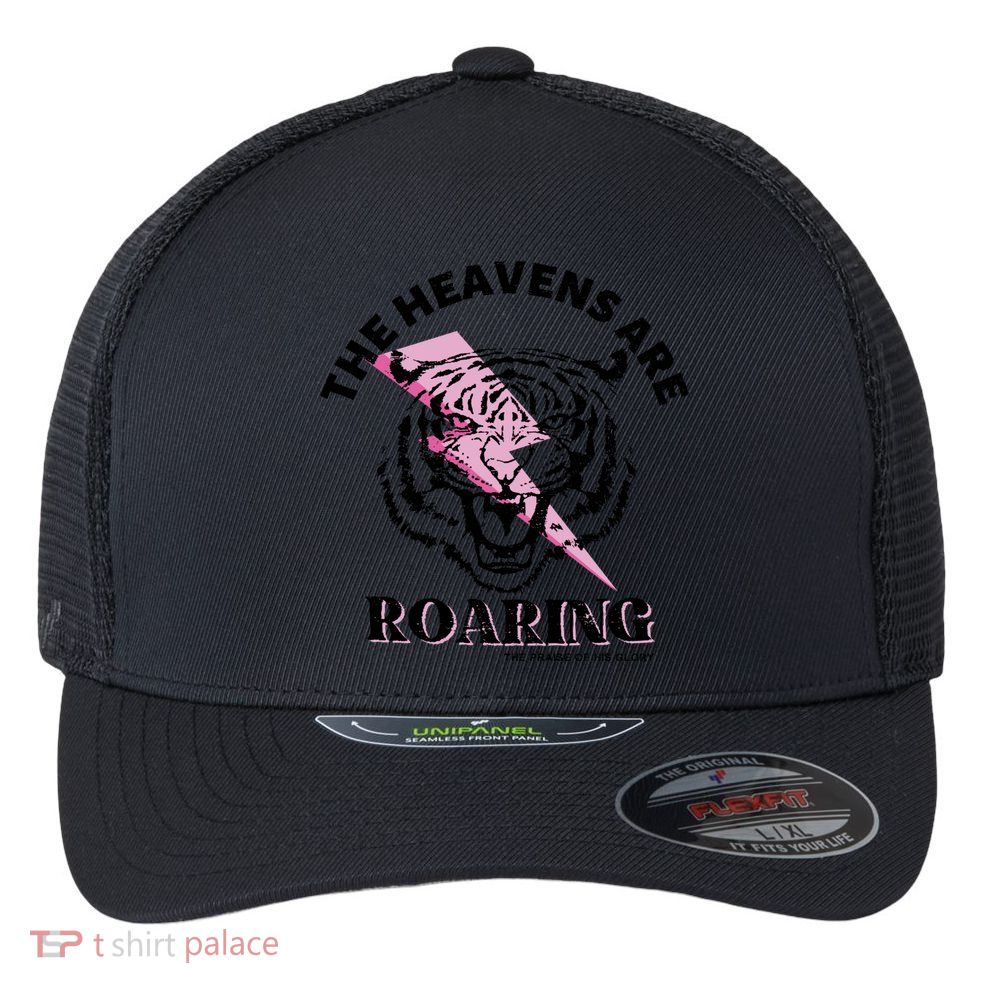 The Heavens Are Roaring Christian Flexfit Unipanel Trucker Cap