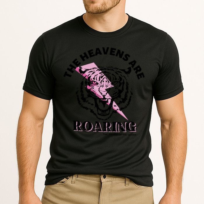 The Heavens Are Roaring Christian Cooling Performance Crew T-Shirt