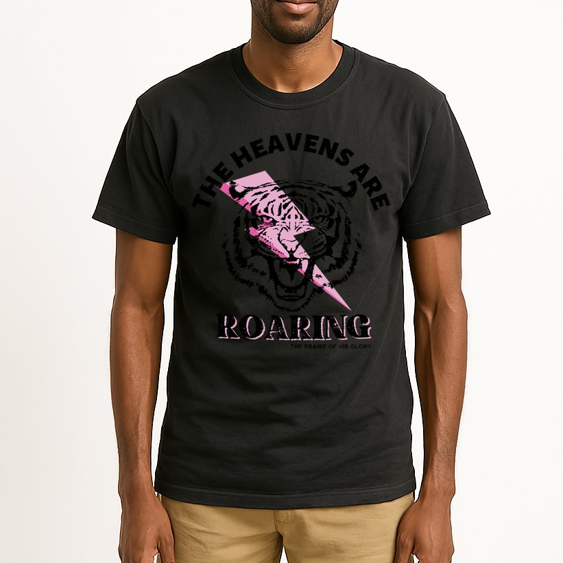 The Heavens Are Roaring Christian Tall T-Shirt