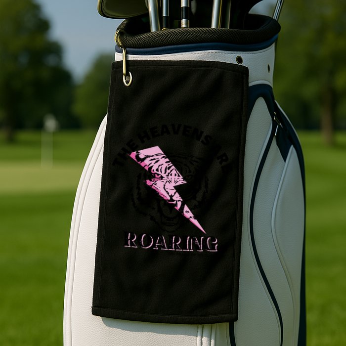 The Heavens Are Roaring Christian Golf Towel