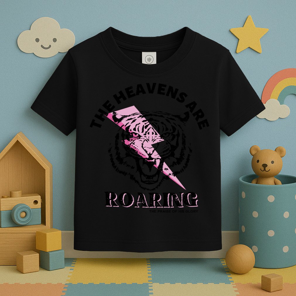 The Heavens Are Roaring Christian Toddler T-Shirt