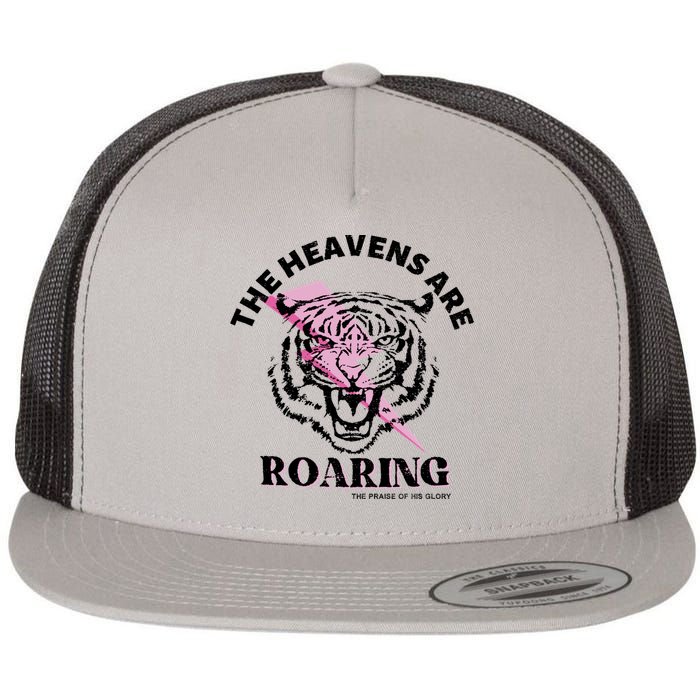 The Heavens Are Roaring Christian Flat Bill Trucker Hat