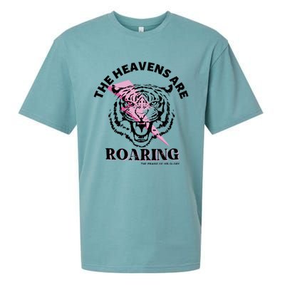 The Heavens Are Roaring Christian Sueded Cloud Jersey T-Shirt