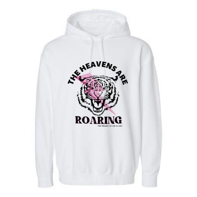 The Heavens Are Roaring Christian Garment-Dyed Fleece Hoodie