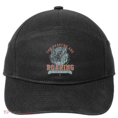 The Heavens Are Roaring Tiger 7-Panel Snapback Hat