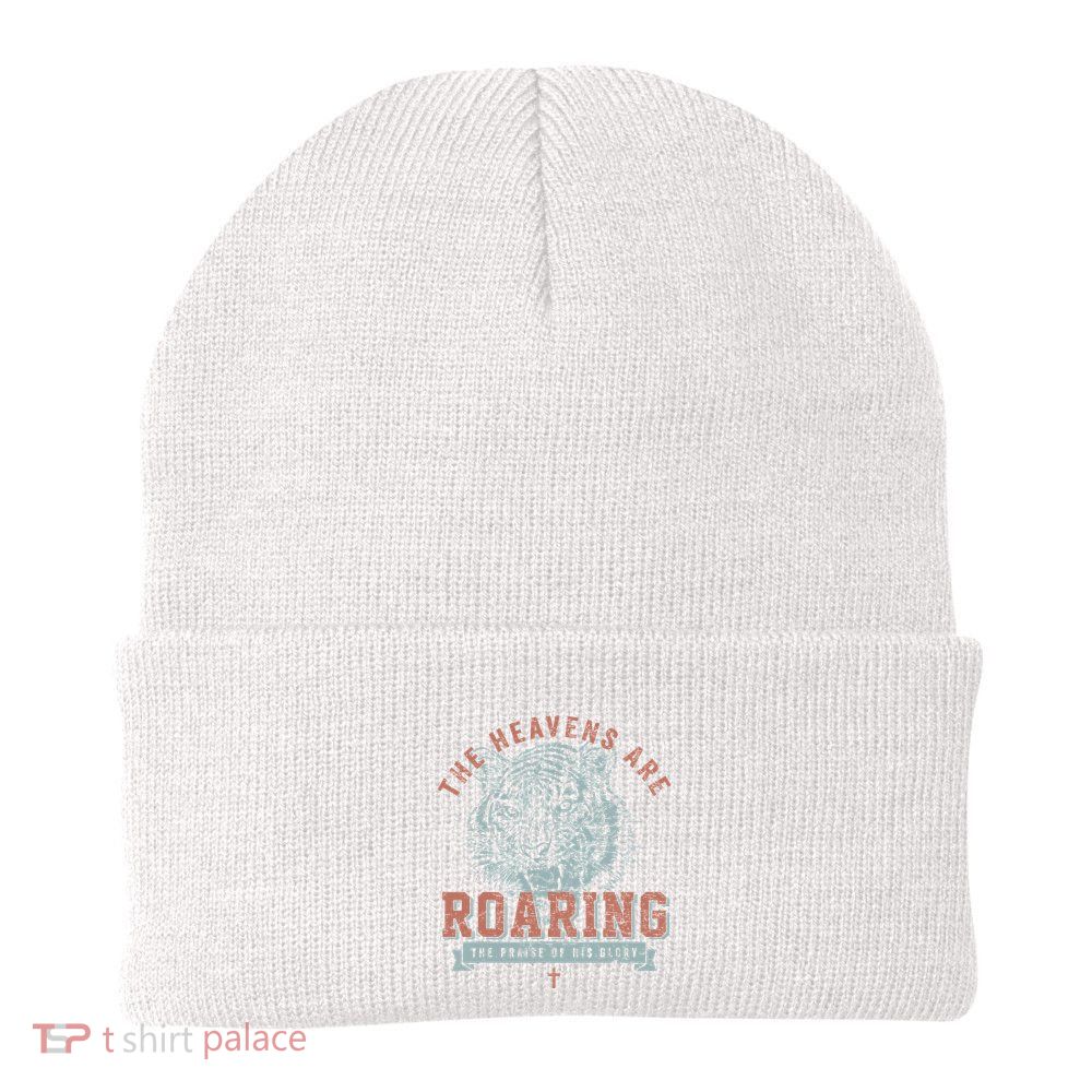 The Heavens Are Roaring Tiger Beanie