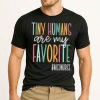 Tiny Humans Are My Favorite NICU Nurse Cooling Performance Crew T-Shirt