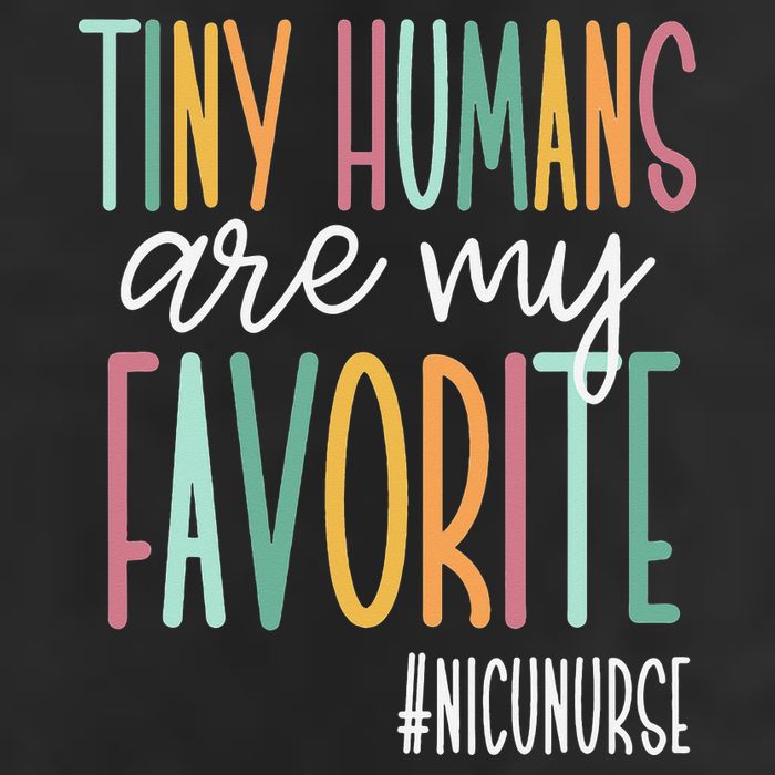 Tiny Humans Are My Favorite NICU Nurse Adult Drive Performance Visor