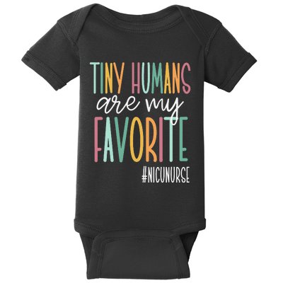 Tiny Humans Are My Favorite NICU Nurse Baby Bodysuit