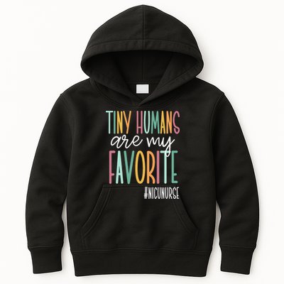 Tiny Humans Are My Favorite NICU Nurse Kids Hoodie