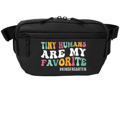 Tiny Humans Are My Favorite Funny Teaching Kindergarten Crossbody Pack