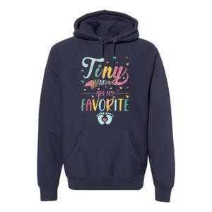 Tiny Humans Are My Favorite NICU Nurse Premium Hoodie