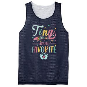 Tiny Humans Are My Favorite NICU Nurse Mesh Reversible Basketball Jersey Tank