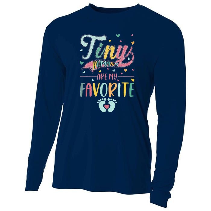 Tiny Humans Are My Favorite NICU Nurse Cooling Performance Long Sleeve Crew